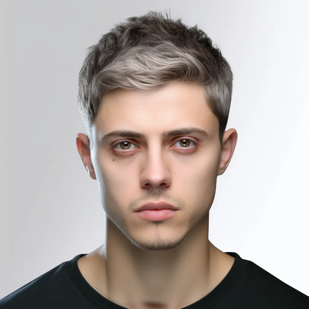 AI hair transformation - color and style change